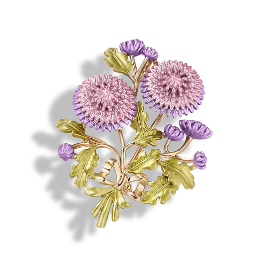 Blush Bloom Bouquet Brooch