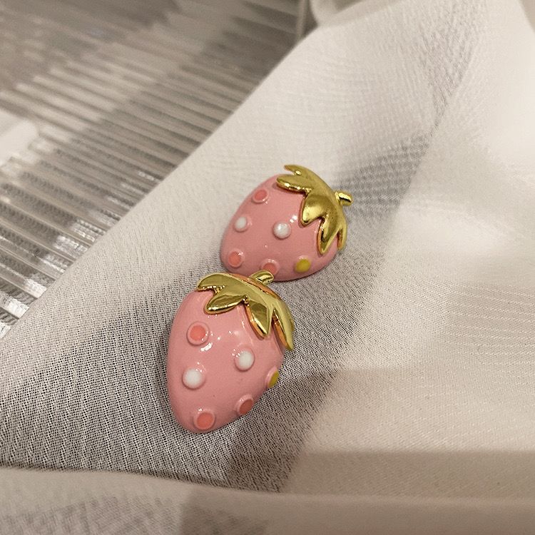 Strawberry Charm Earrings
