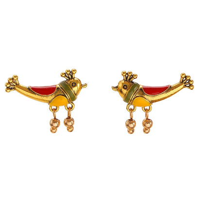 Golden Bird Earrings