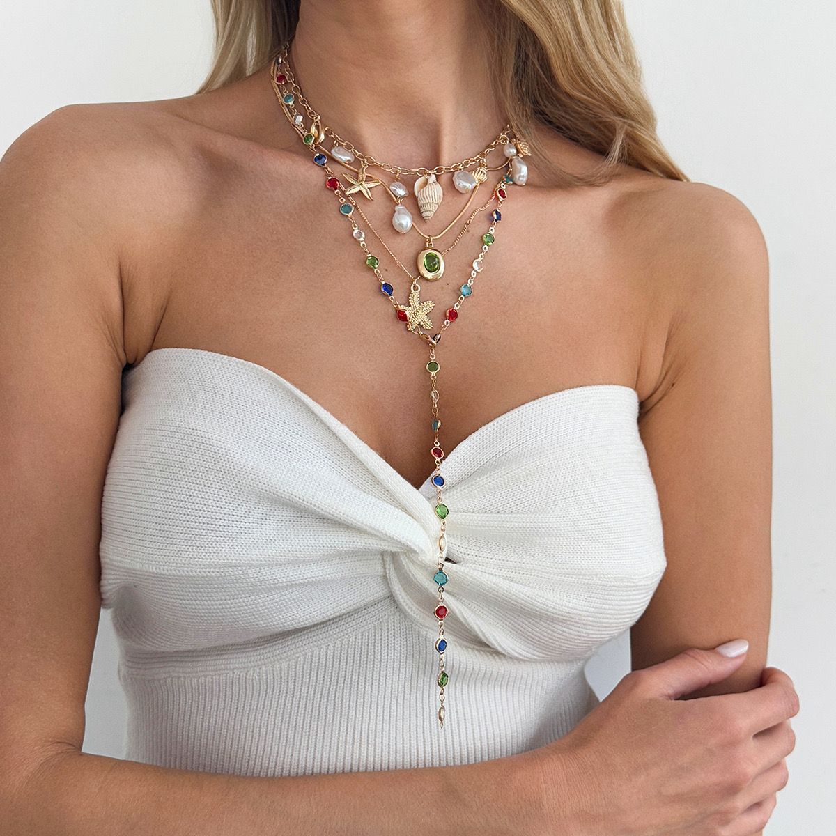 Seaside Layered Necklace of 4