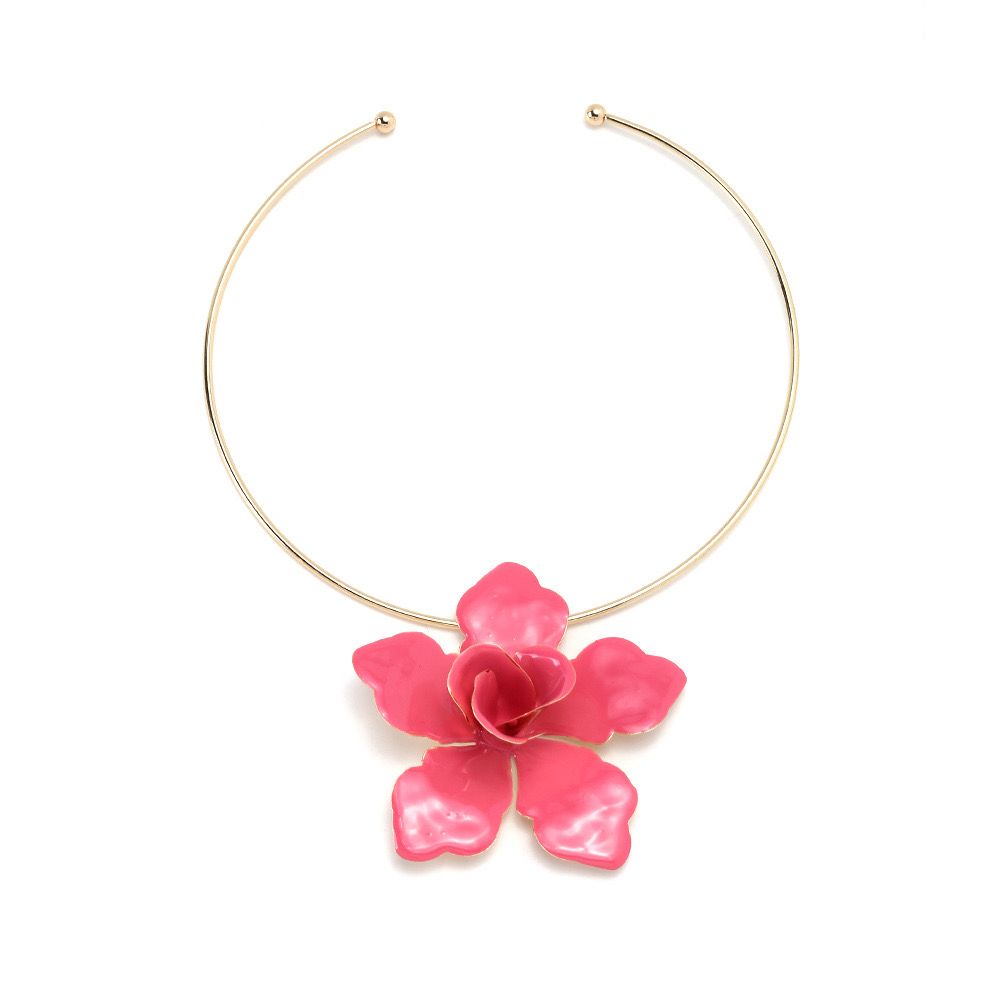 Blush Bloom Statement Necklace