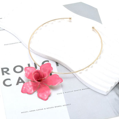 Blush Bloom Statement Necklace