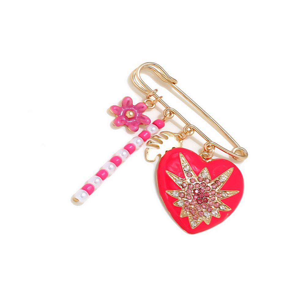 Cosmic Heart Charm Pin