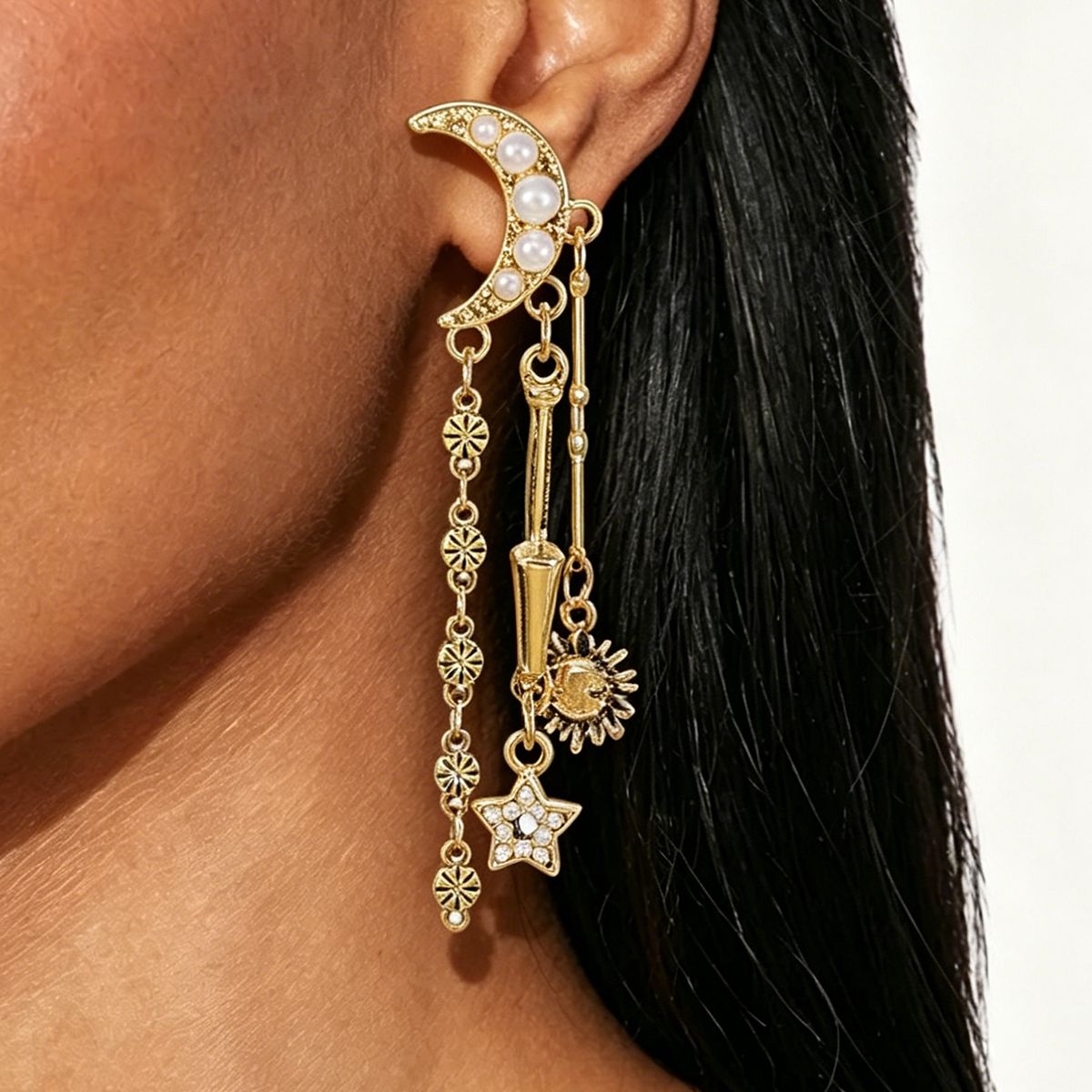 Celestial Reverie Mismatched Earrings