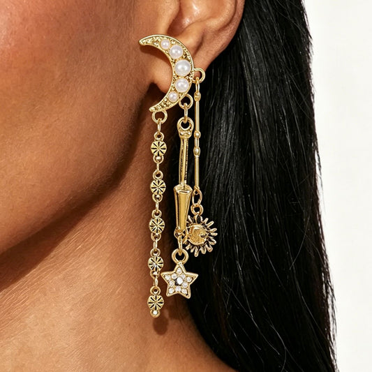 Celestial Reverie Mismatched Earrings