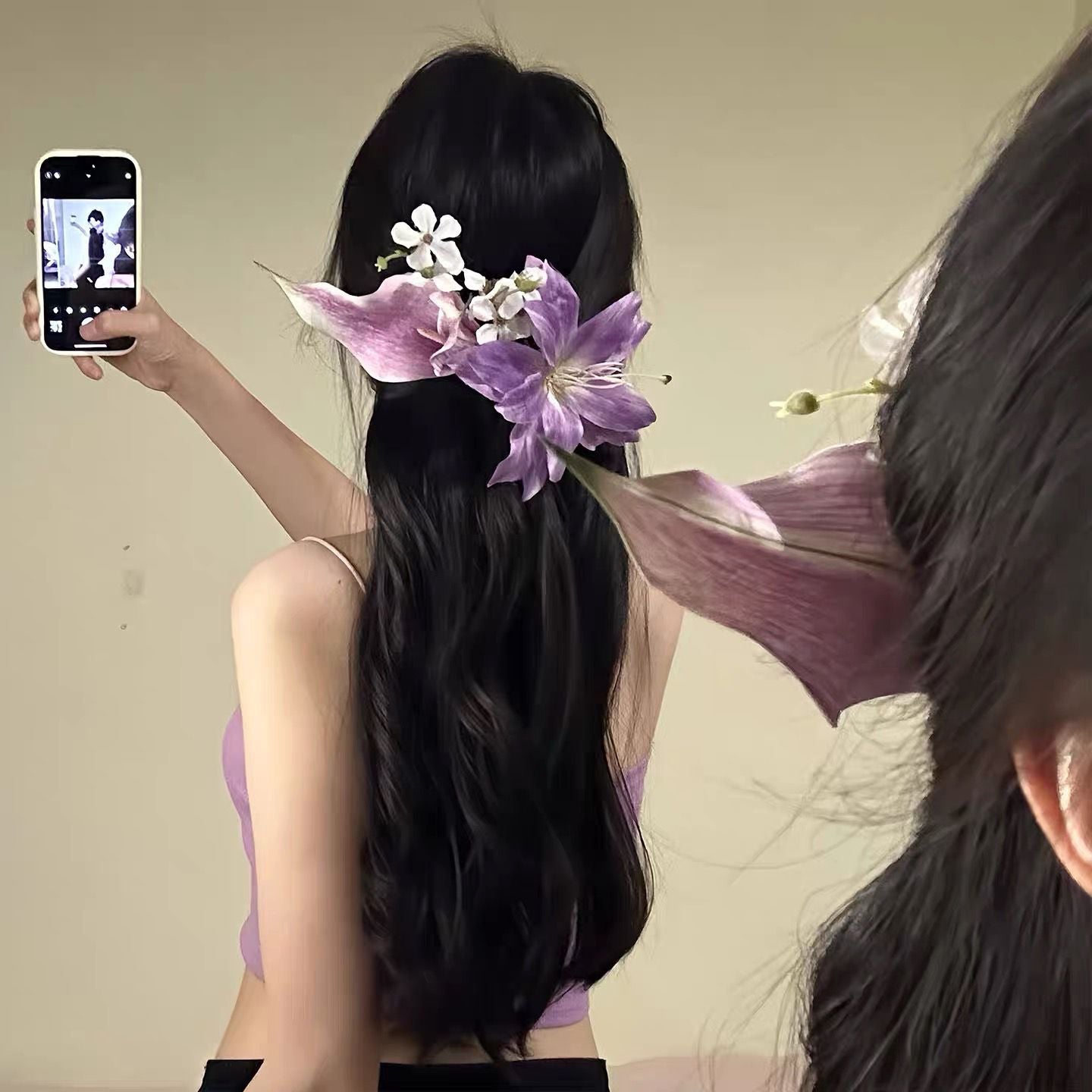 Lily Floral Hair Clip