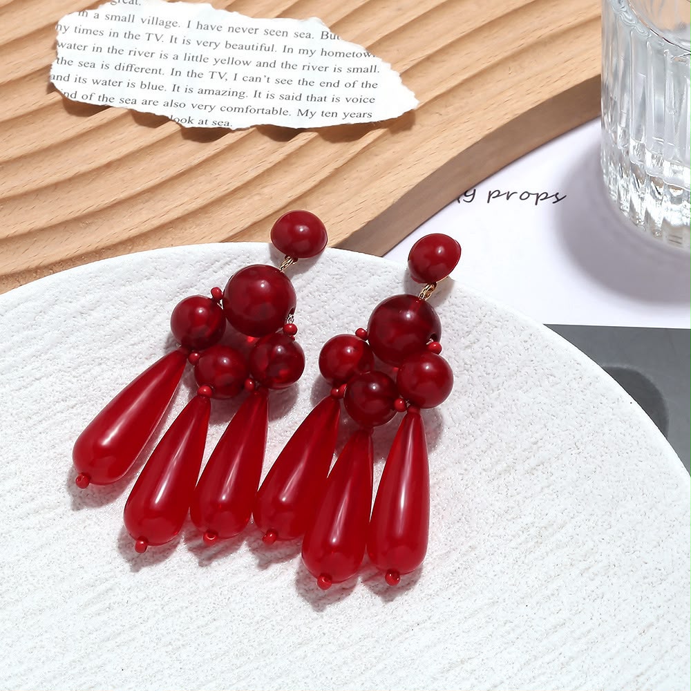 Rouge Statement Earrings