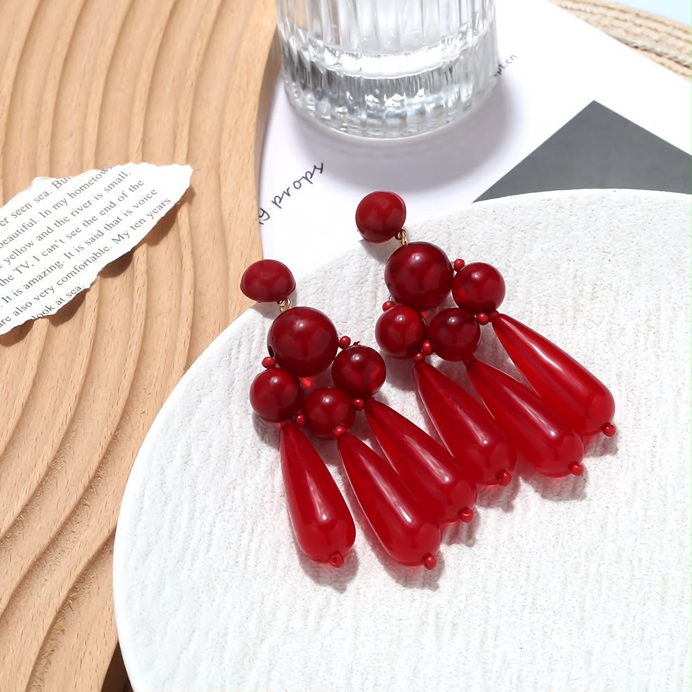 Rouge Statement Earrings
