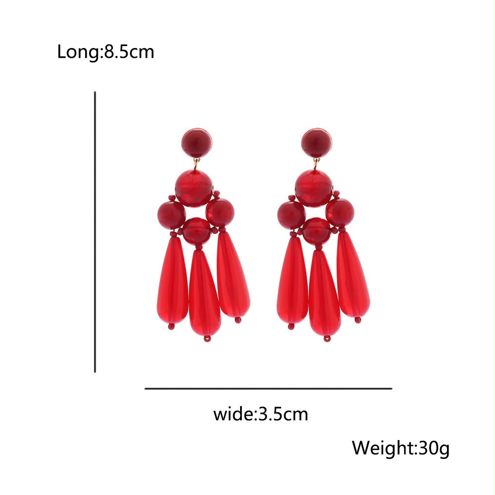 Rouge Statement Earrings