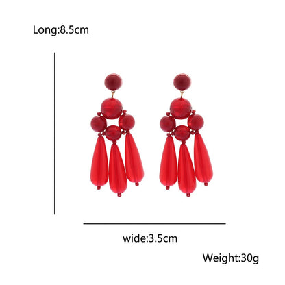 Rouge Statement Earrings