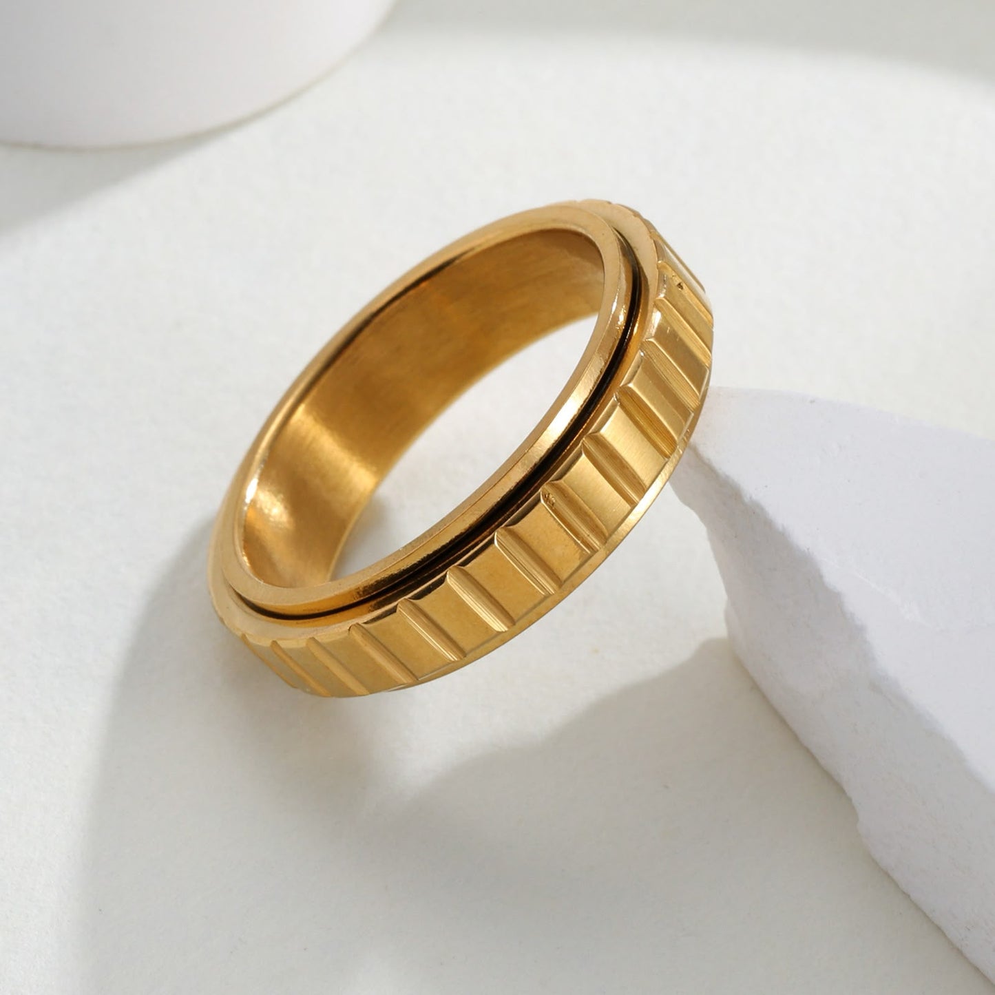 Textured Spin Fidget Ring