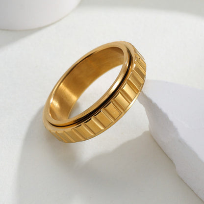 Textured Spin Fidget Ring