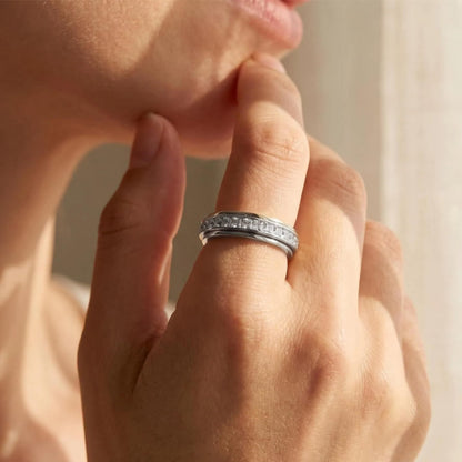 Diamond Cut Fidget Ring