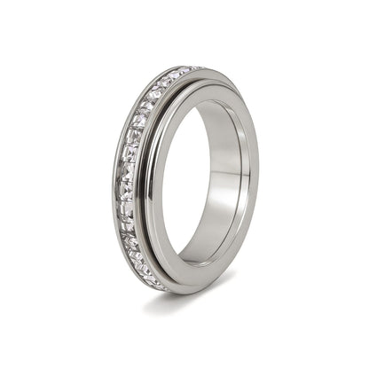 Diamond Cut Fidget Ring