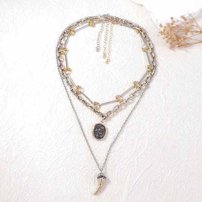 Midnight Mischief 3-Piece Layered Necklace Set