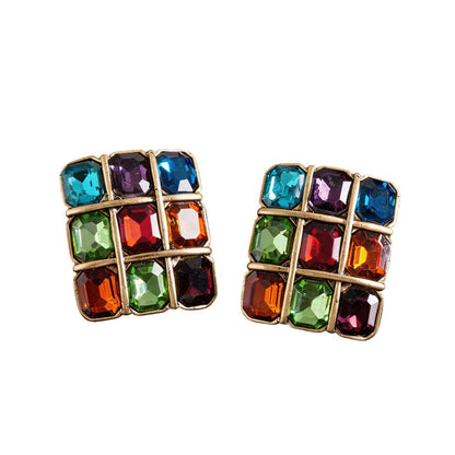 Jewel Grid Earrings