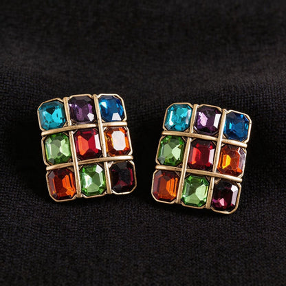 Jewel Grid Earrings