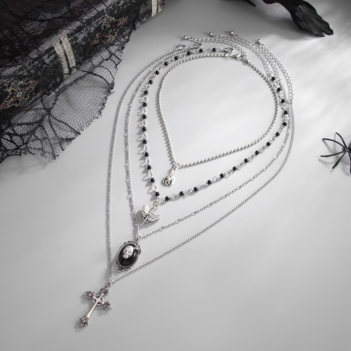 Eclipse Gothic Necklace ( Set of 4 )