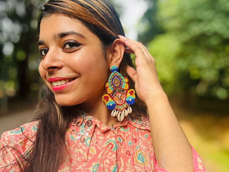 Durga Handmade Beaded Earrings PRE ORDER