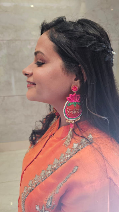 Dulhaniya Handmade Beaded Earring