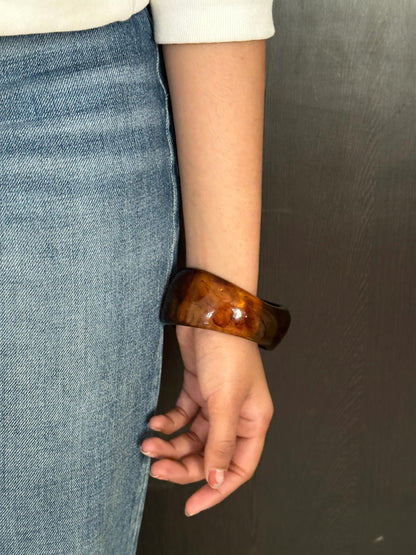 Resin Brass Bracelet Set of 3