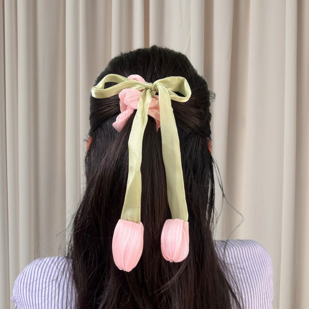 Tulip Twist Scrunchie