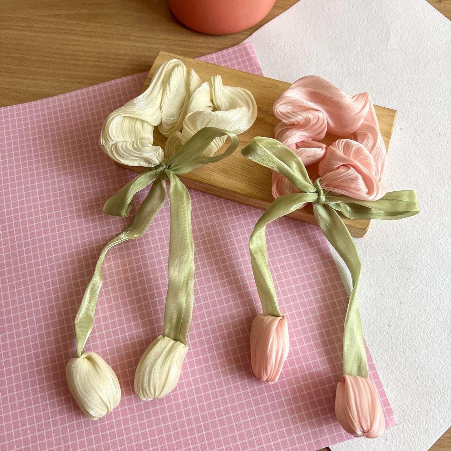 Tulip Twist Scrunchie
