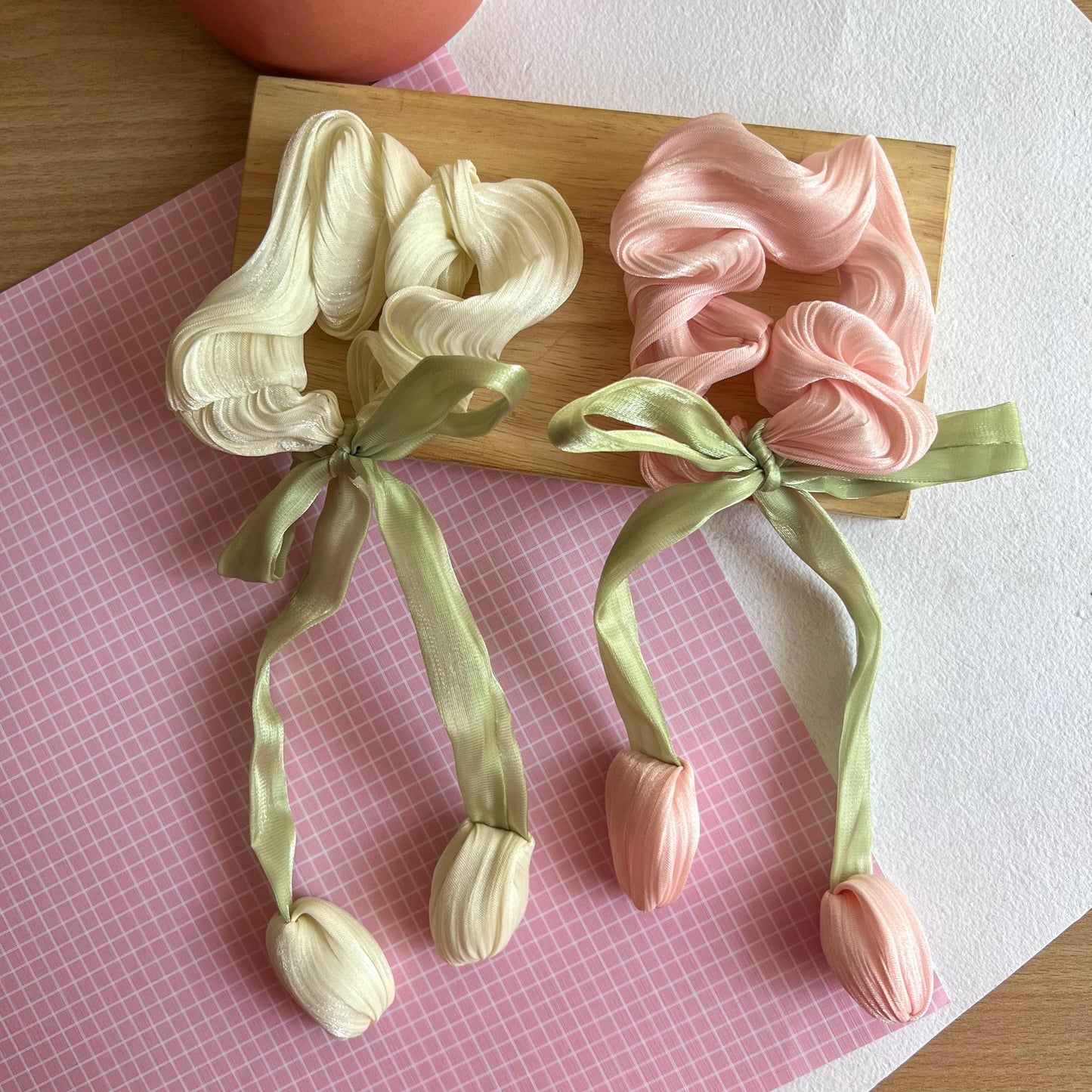 Tulip Twist Scrunchie