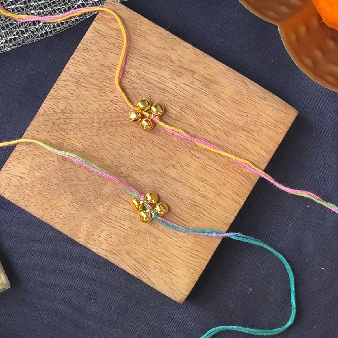 Ghunghroo Multi Color Rakhi
