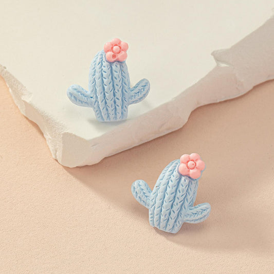Cactus Acrylic Studs