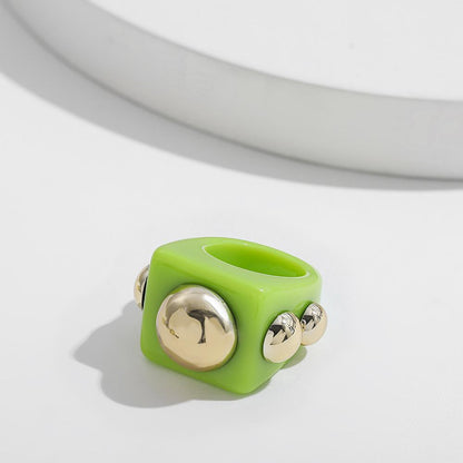 Colour Pop Resin Chunkey Ring