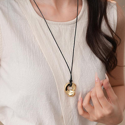 Solara Pendant Rope Necklace