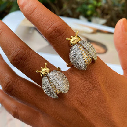 Lady Luxe Bug Ring