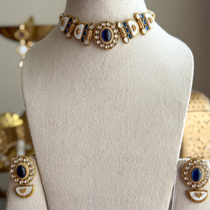 Jahanara Moissanite Choker Set