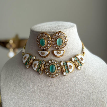 Jahanara Moissanite Choker Set