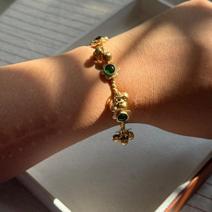 Gulzar Antique Brass Bangles ( Single)