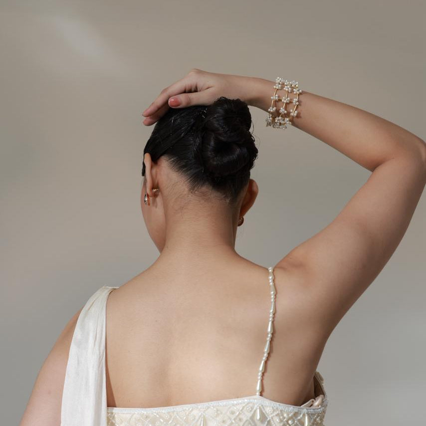 Ratnavali Pearl Kada