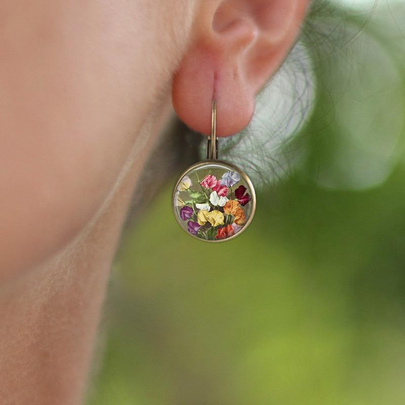 Art Gallery Metal Earrings