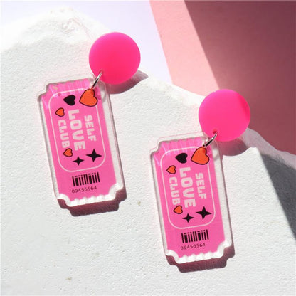 Self Love Statement Earrings