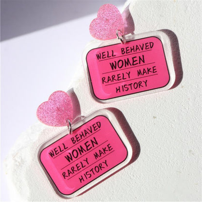 Self Love Statement Earrings