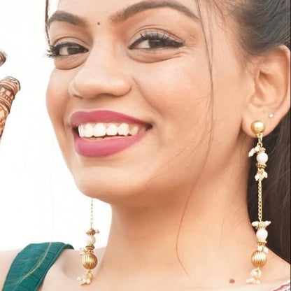 Nayra Brass Earrings