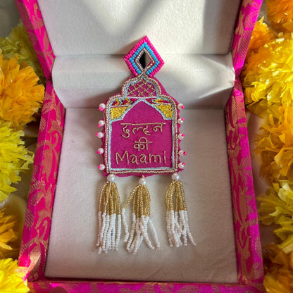 Wedding Brooches (Dulhan ki side)