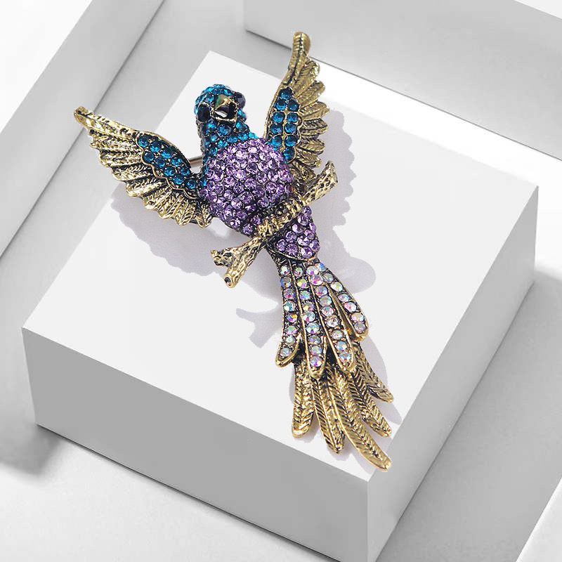 Jewel Eagle Brooch