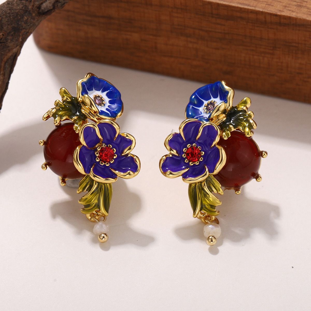 Garden Enamel Studs