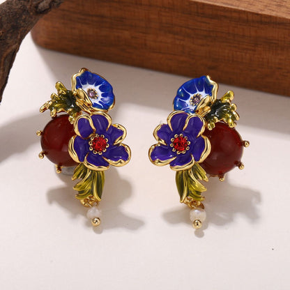 Garden Enamel Studs