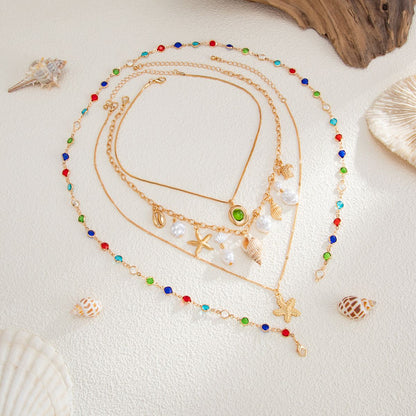Seaside Layered Necklace of 4