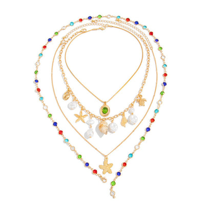 Seaside Layered Necklace of 4