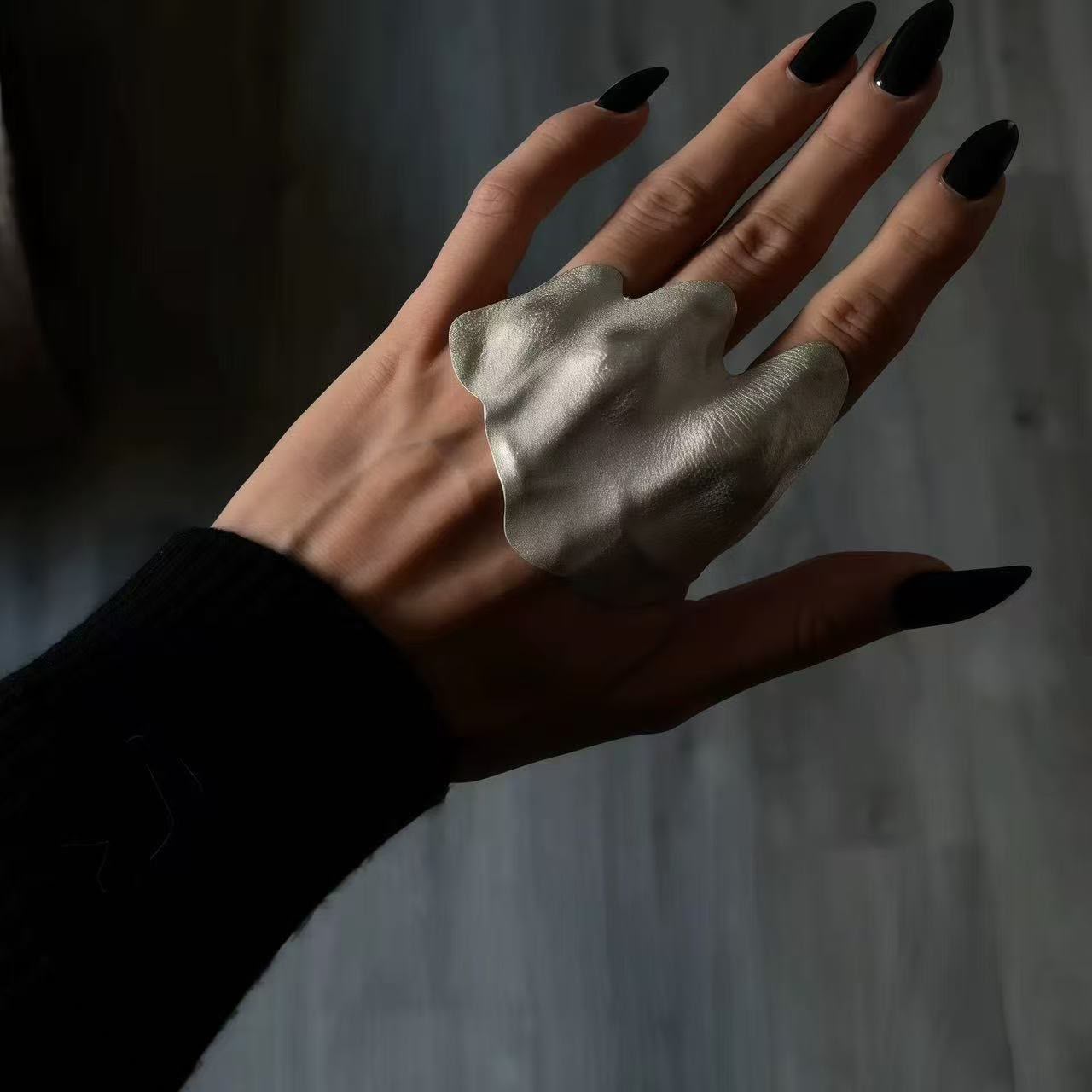 Tidal Hand Cuff Ring