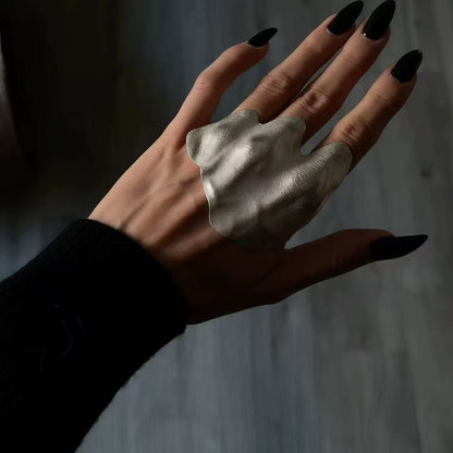 Tidal Hand Cuff Ring