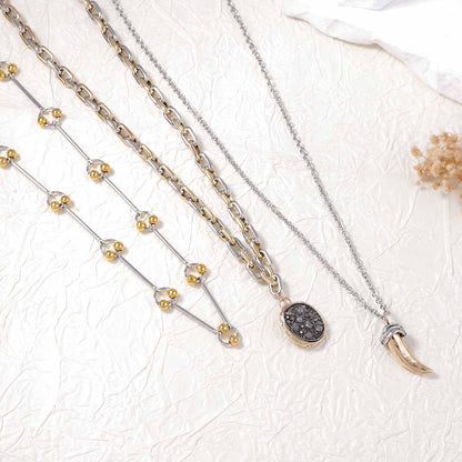 Midnight Mischief 3-Piece Layered Necklace Set